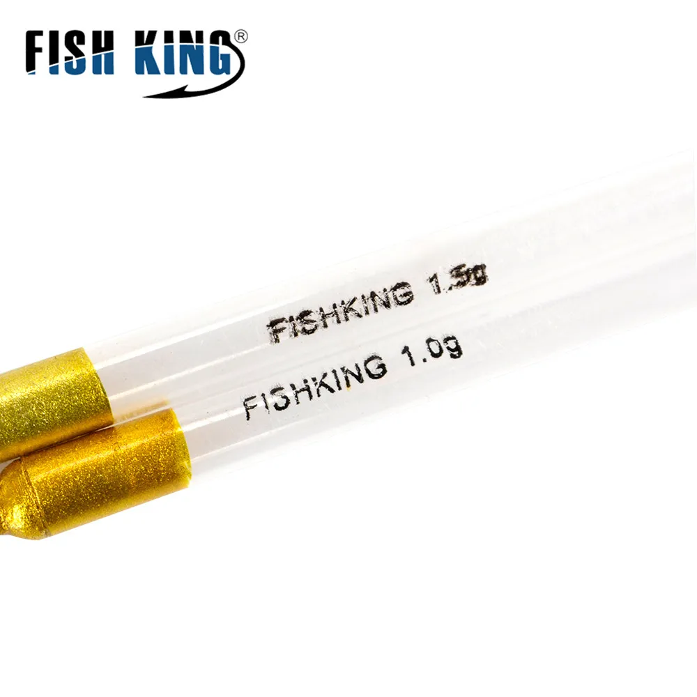 FISH KING 10 шт./лот 1 г/1 5 г/2 г 3 0 прозрачный пластиковый поплавок для ловли карпа/грубые