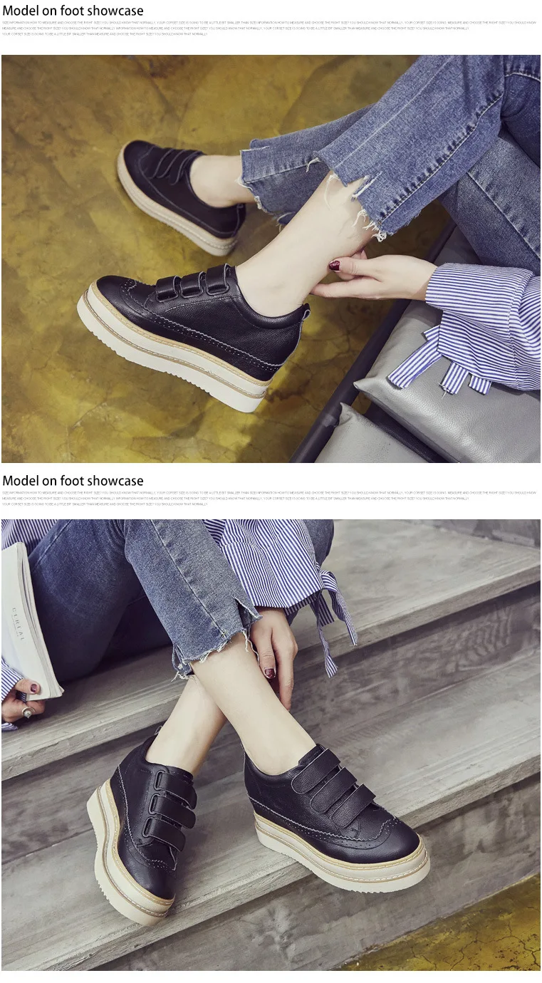 SWYIVY Chaussures/повседневная кожаная обувь; женские кроссовки; Femme; коллекция года; зимние белые кроссовки на платформе для женщин; женская обувь на застежке-липучке
