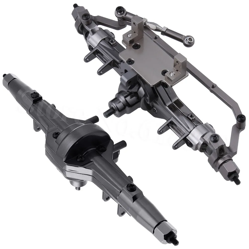 

Aluminum Front&Rear Gear Box Axle Complete Set For 1/10 RC Crawler HSP Pangolin 94180 RGT 18000 Redcat Everest Gen7 PRO / Sport