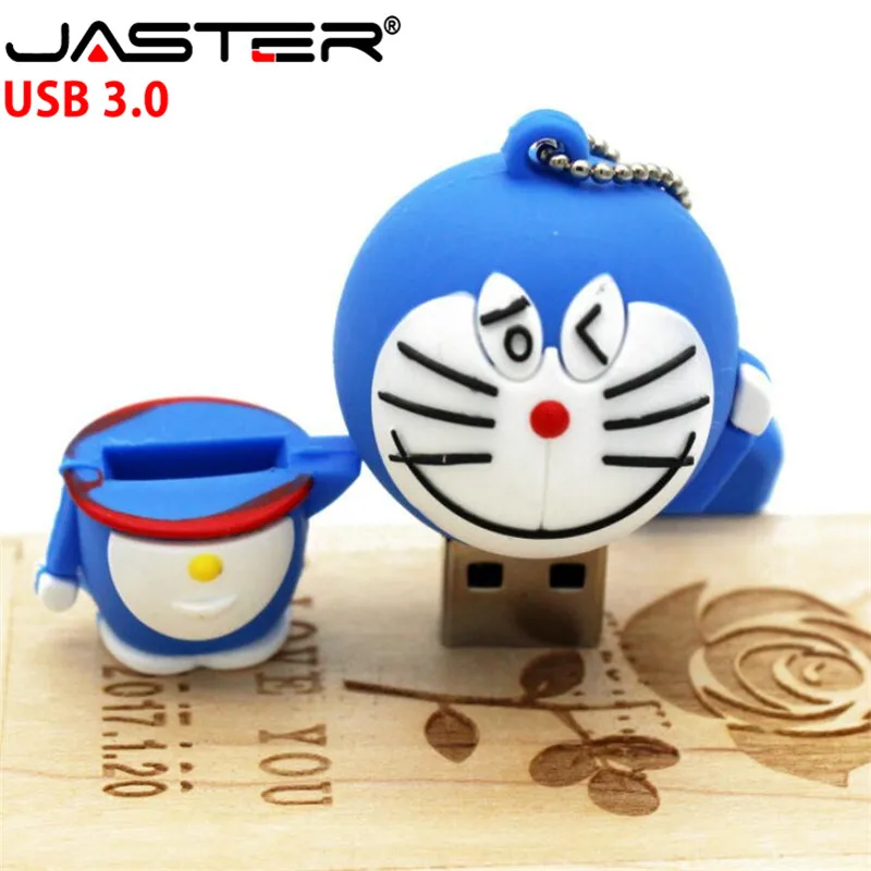 JASTER 3,0 Doraemon 4G 8G 16G 32G Флешка с мультяшным котом usb флэш-накопитель usb 3,0 прекрасные usb-флешки creativo