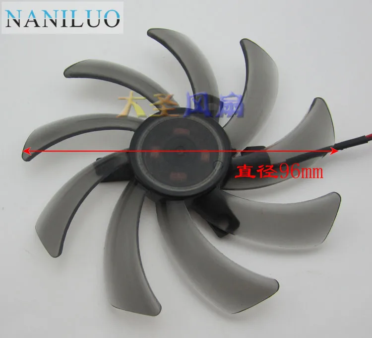NANILUO T129215SM 95 мм замена одного вентилятора карты 40 12 в 0 25 А 2 провода 2Pin для Gigabyte GTX 550