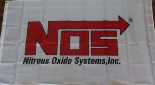

NOS Systems баннер флаг Закись азота Мотоспорт автомобиль Гонки 3x5 Новинка