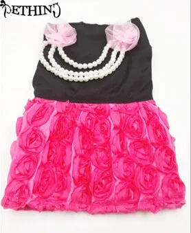 Симпатичный дизайн платье для щенка летняя одежда собаки свадебное в стиле