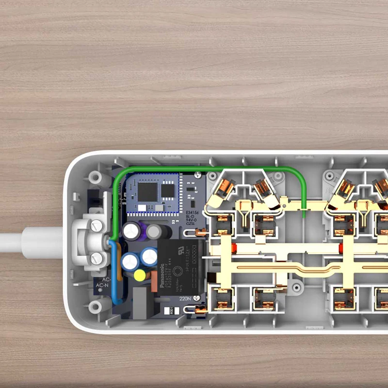 Оригинальный Xiaomi Mijia умная электрическая розетка 6 портов умные розетки штекер