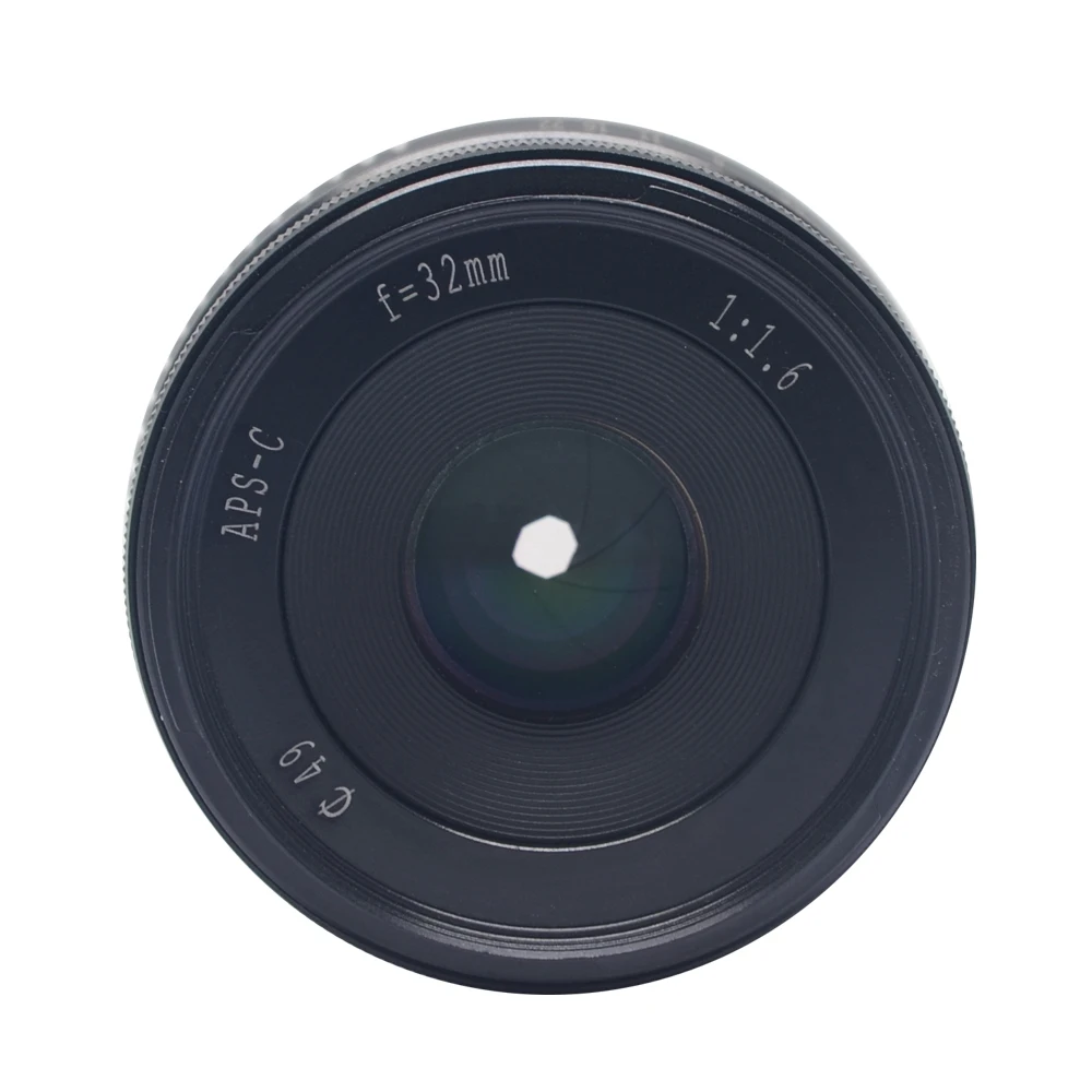 Mcoplus 32 мм f1.6 ручная фотокамера с объективом для Fujifilm Fuji X|Объективы фотоаппаратов|