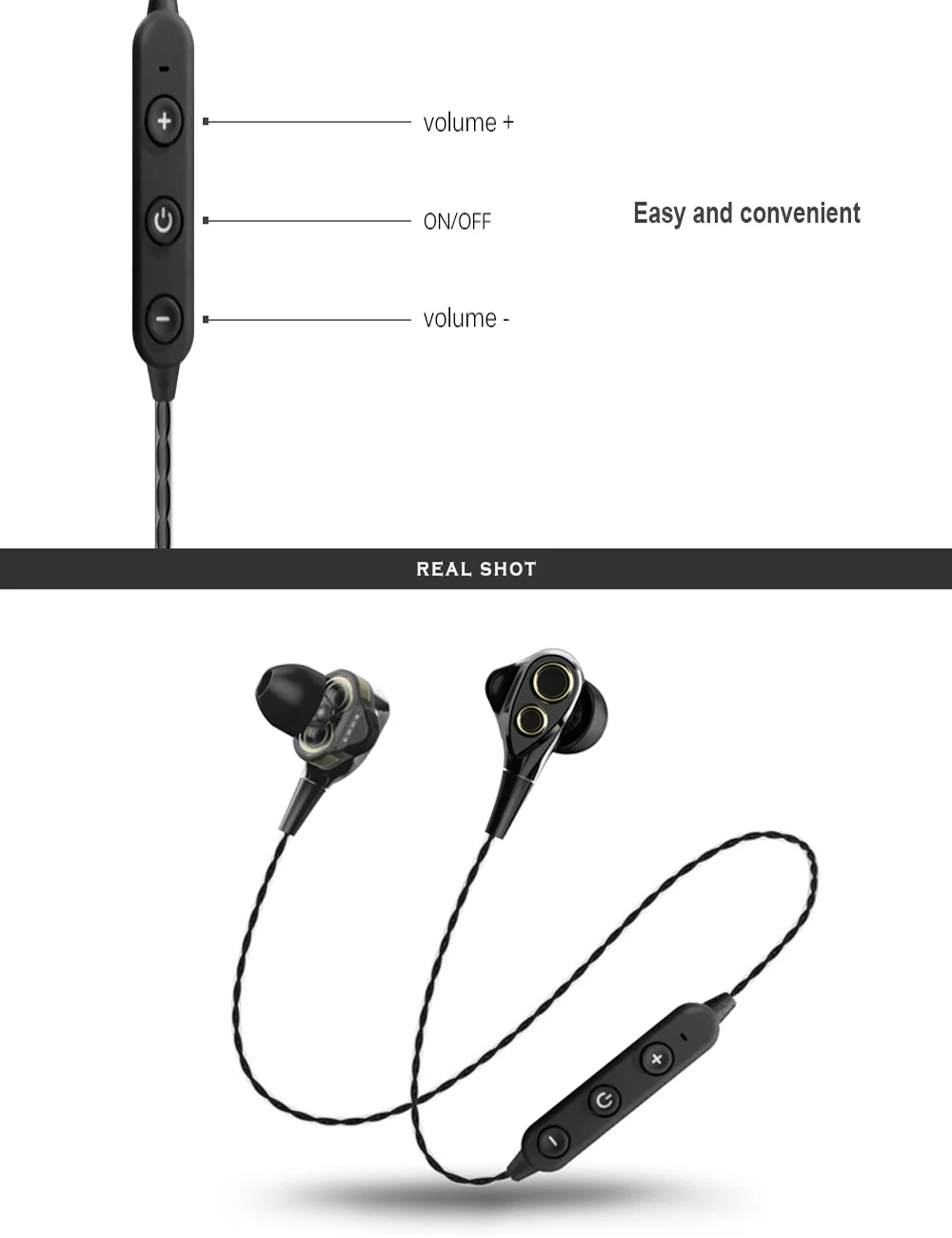 CBAOOO Bluetooth наушники беспроводные гарнитуры спортивные стерео бас Bluetooth наушники с микрофоном и проводные наушники