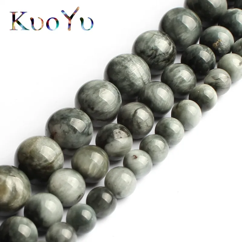 Бусины Из Натурального ястреба AA + гладкие круглые бусины россыпью с драгоценным