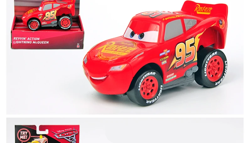 Дисней Pixar тачки 3 пластиковые игрушки для автомобиля Молния Маккуин Джексон шторм автомобиль игрушка для детей день рождения Рождественский подарок