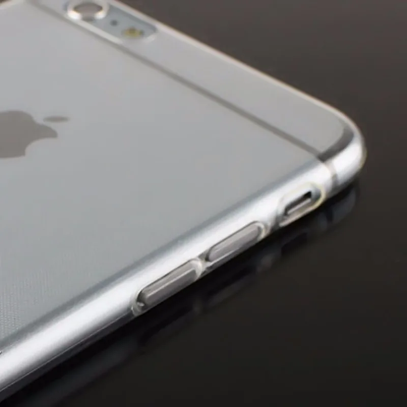Прозрачный ТПУ чехол для iphone se 5S 6s 6 7 8 plus прозрачный резиновый мягкий силиконовый