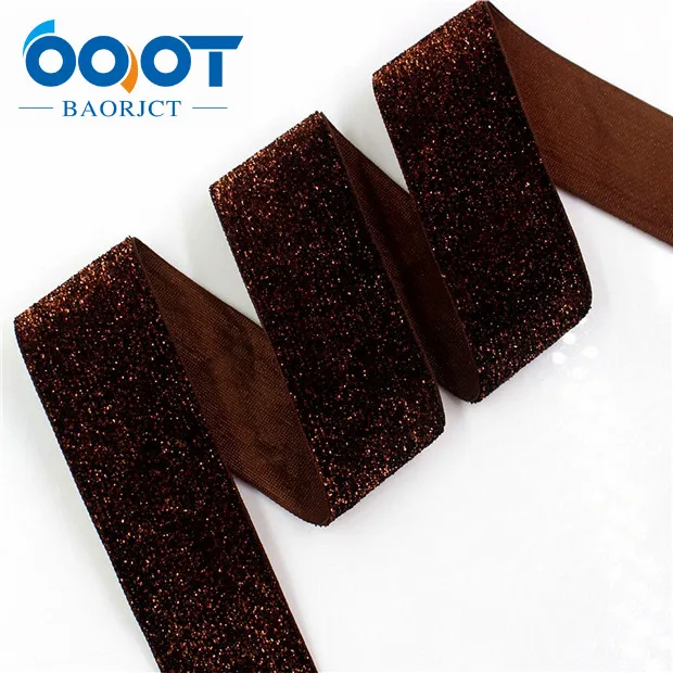 OOOT BAORJCT G-18514-202, 38 мм 10 ярдов твердые зеленый лук ленты, DIY ручной работы головной убор аксессуары материал, украшения для волос - Цвет: G-18514-209