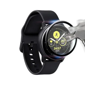 3D изогнутая защитная пленка из стекловолокна для Samsung Galaxy Watch Active 2 40 мм 44 мм Active2 защита для экрана с полными краями