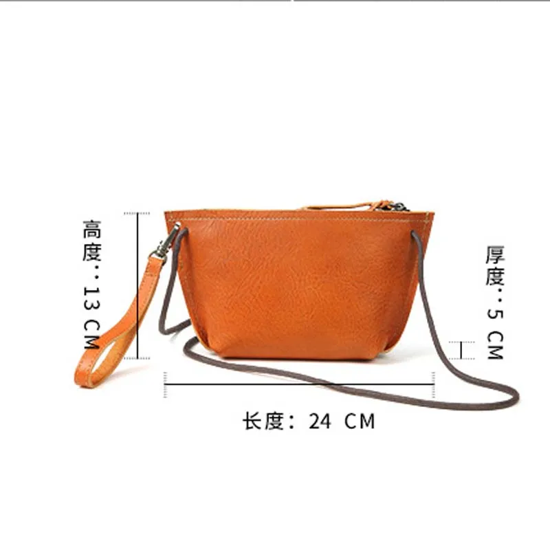 

EUMOAN New handbags fashion retro leather handbags rose imprint ladies diagonal handbag mini shoulder bag