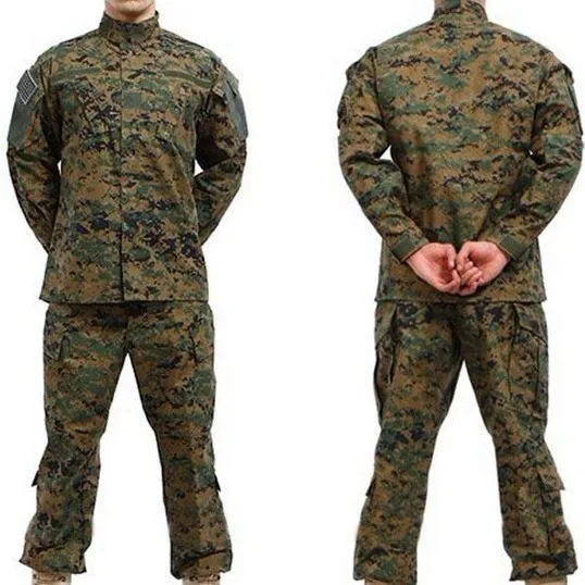 Комплект камуфляжных костюмов BDU USMC армейская военная форма униформа для