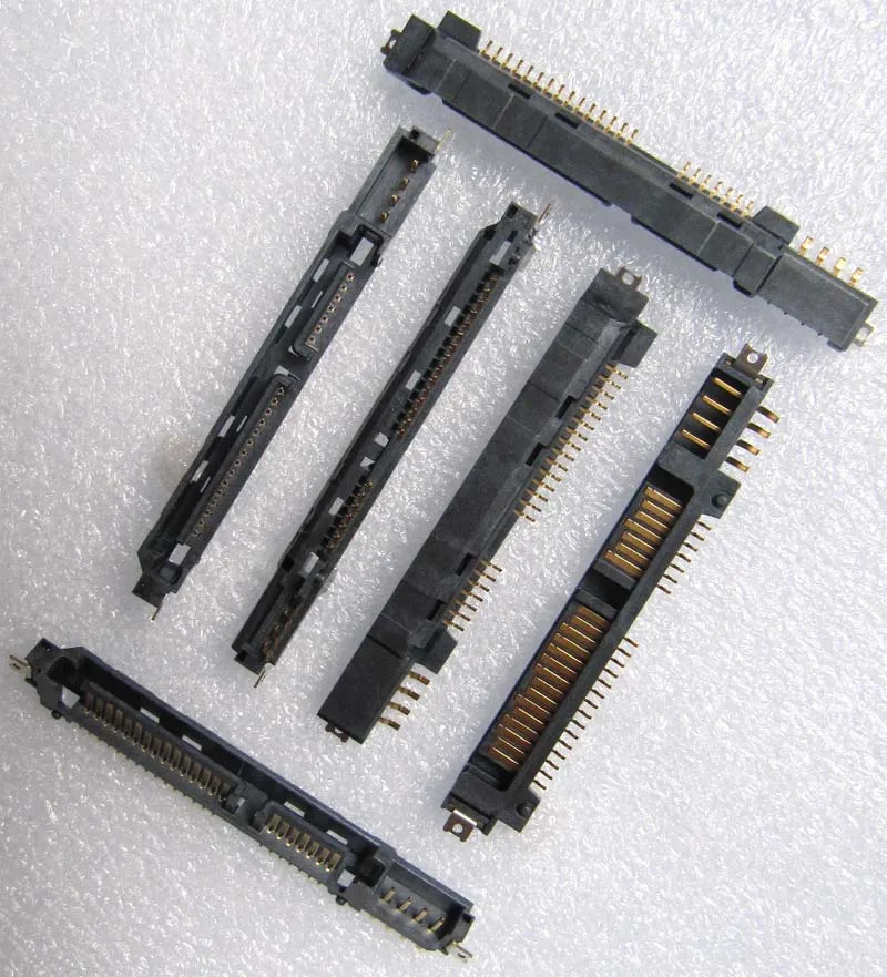 SATA разъем/вилка 4p + 22p адаптеры SSD/HDD SMT разъемы Локация Peg 4pin 7pin 15pin 26p | Компьютеры и