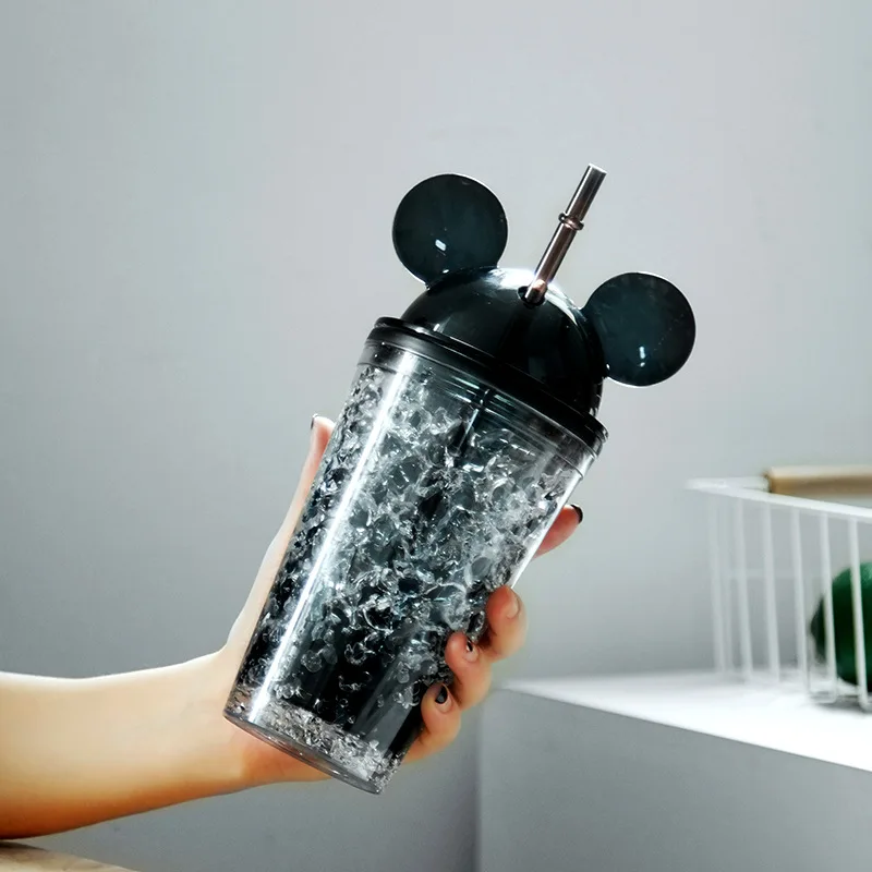 Креативные кружки с рисунком из мультфильма чашка измельченным льдом крышкой