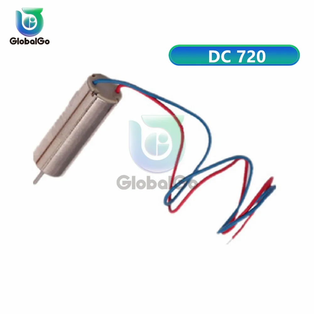 DC 1 5 V 3 вольтовый микро электродвигатель постоянного тока 130 180 300 610 612 614 716 720 хобби