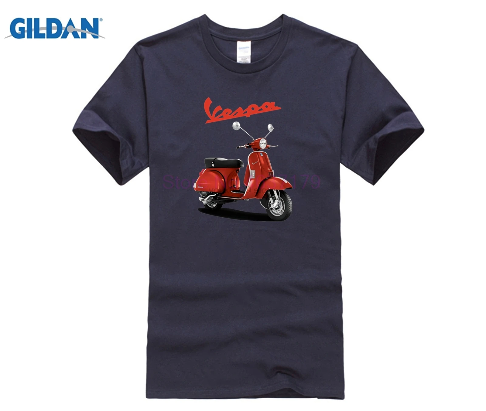 Винтажные футболки Vespa для мужчин мотоцикл скутер homme Piaggio футболка с логотипом