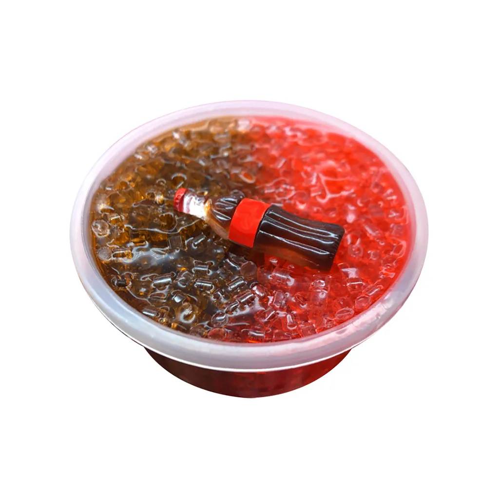 60/200 мл Cola ледяные бусины Кристалл слизи игрушки Кристалл Клей для пушистой шпатлевки облако слизистый Пластилин Глина малыш анти стресс игрушка ароматические