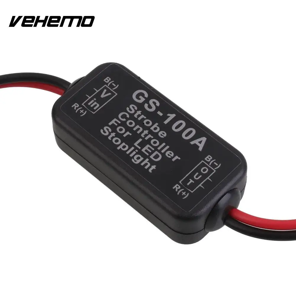 12V Светодиодный светильник тормоза контроллер GS 100A светодиодный высокий стоп