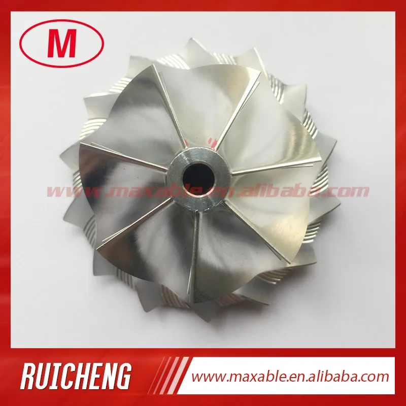 GT15-25 436131-0001 40.10/52.19mm 7+7 blades turbocharger billet/milling/aluminum 2618 compressor wheel | Автомобили и мотоциклы