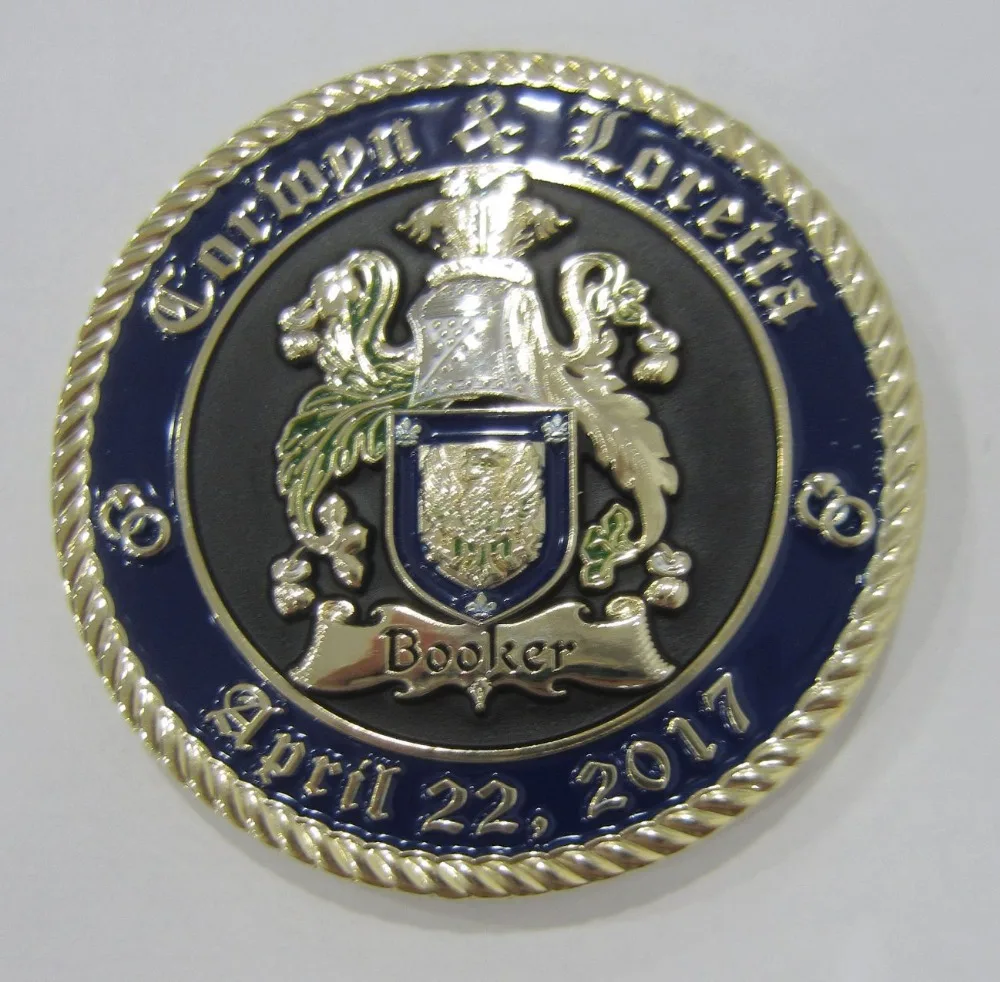 

Hot-selling custom Enamel coin new environmental printing Epoxy coins