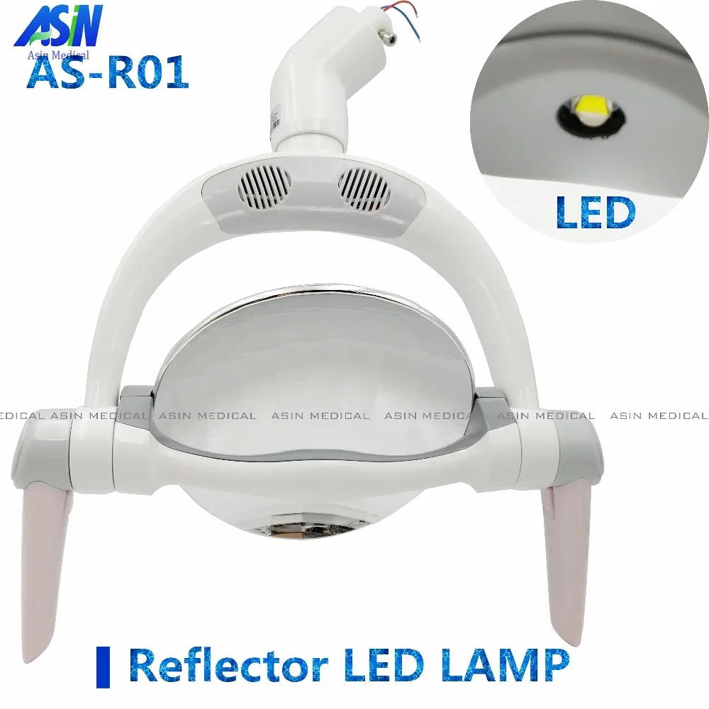 

best quality Dental Lamp Reflectance LED light Shadowless Adjustable 22MM Side lights / Dental chair accessories