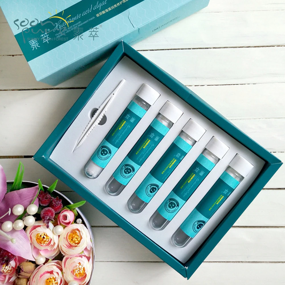 SOONPURE Маска из гиалуроновой кислоти и морских водорослей трубки света