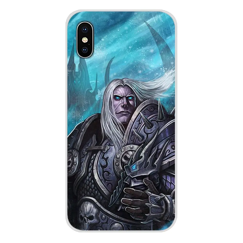 Чехол из ТПУ для Samsung Galaxy S3 S4 S5 Mini S6 S7 Edge S8 S9 S10 Lite Plus Note 4 5 8 9 World of Warcraft lich king
