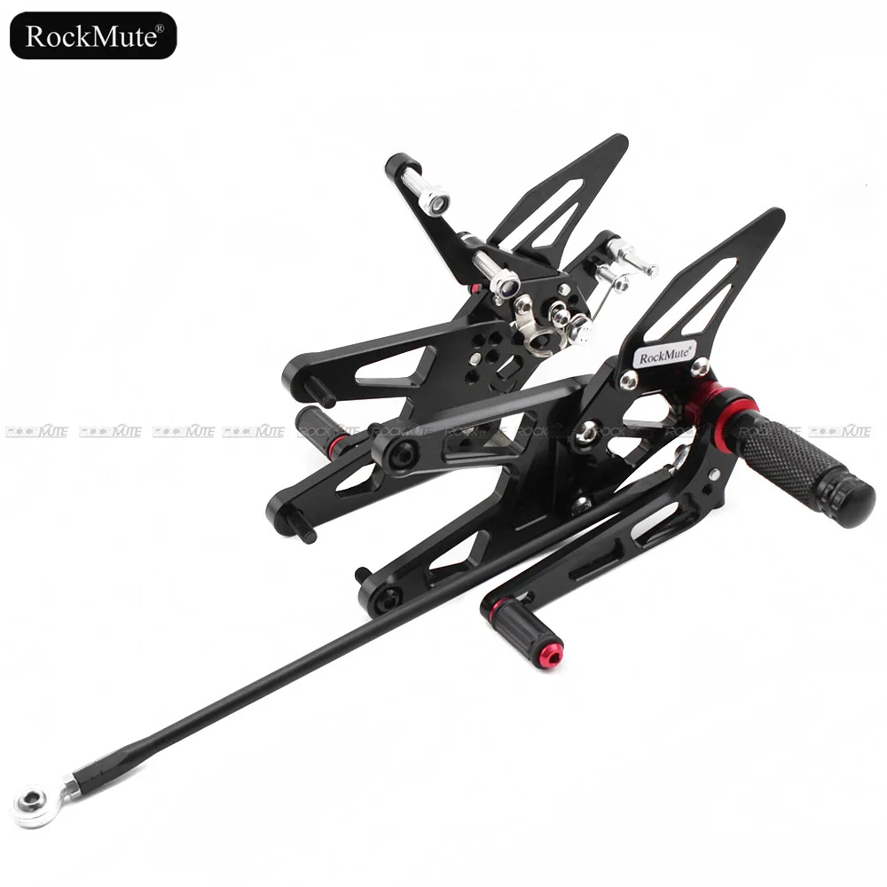 Мотоциклетные задние комплекты для Yamaha YZF-R6 YZF R6 2003 2004 2005 ЧПУ Регулируемая подножка рычаг переключения передач педаль тормоза подножки задний комплект