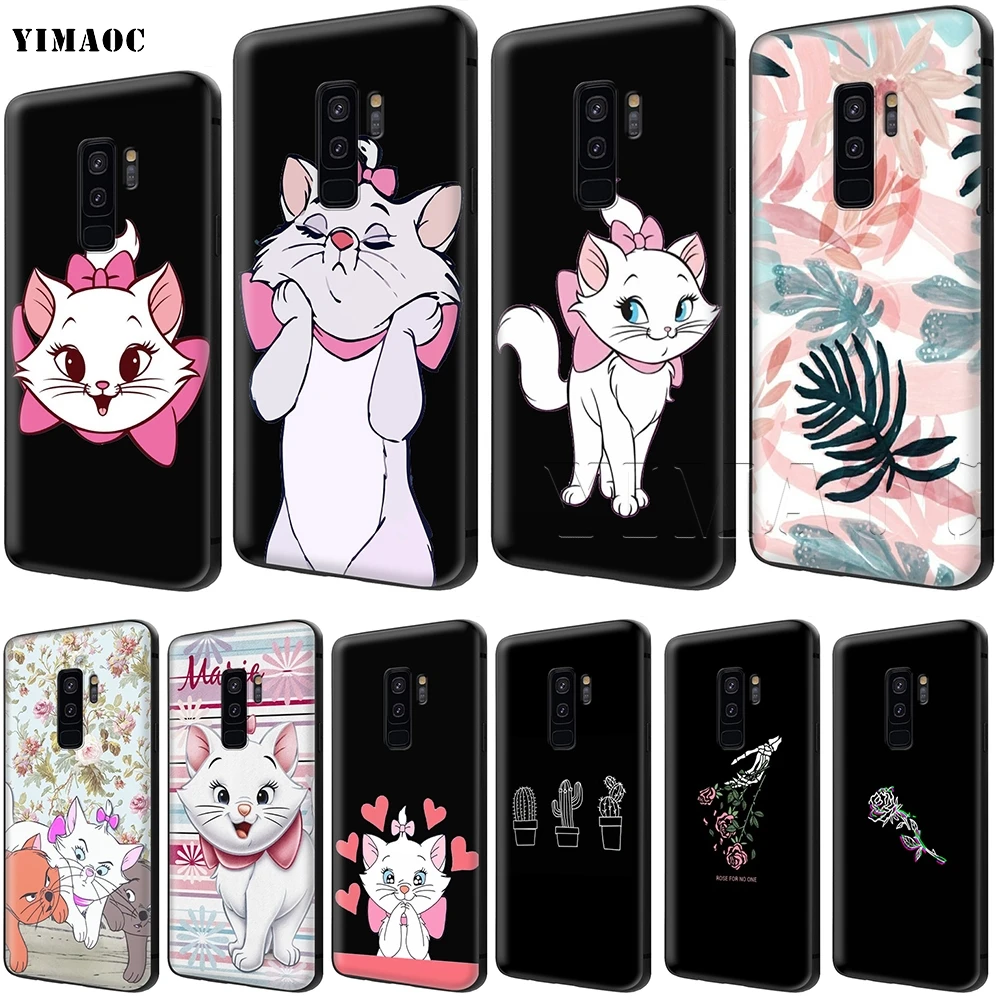 Мягкий силиконовый чехол YIMAOC Marie Aristocats для samsung Galaxy S6 S7 Edge S8 S9 Plus A3 A5 A6 Note 8 9