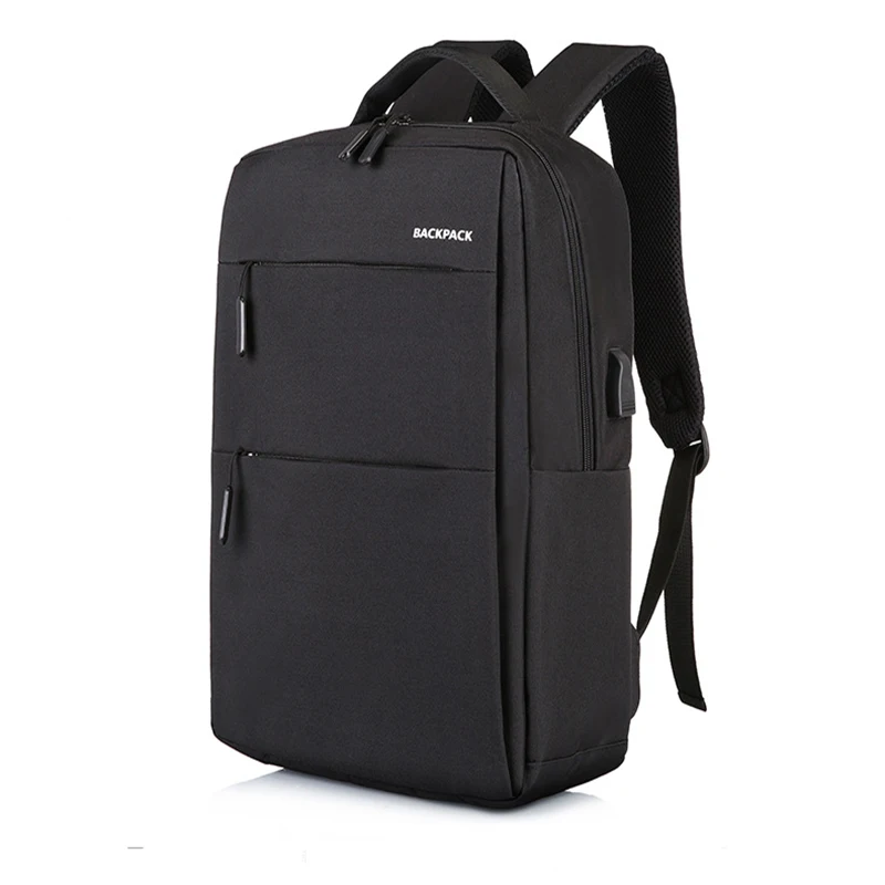 2019 повседневное Модные простые и легкие рюкзак для ноутбука зарядка через usb Backbag