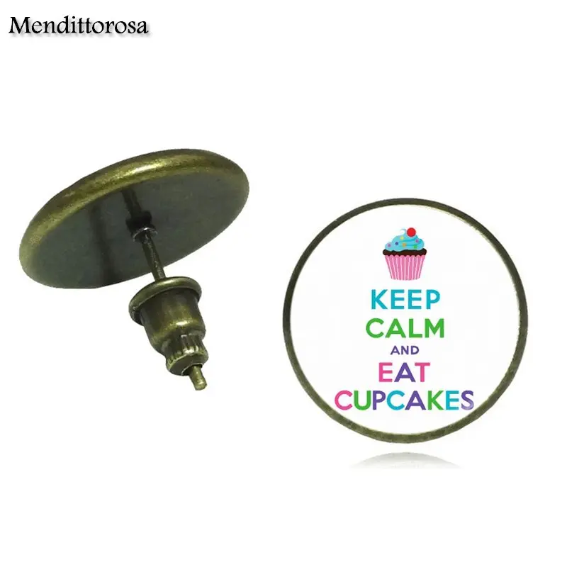 Винтажные Ювелирные изделия Mendittorosa Keep Calm стеклянный кабошон