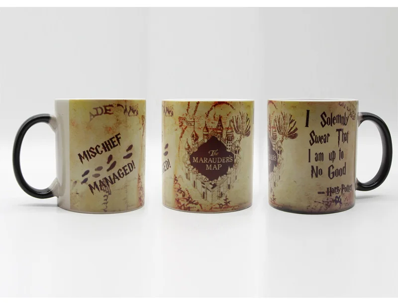 Кофейные кружки с изображением старых Маров термочувствительные чашки