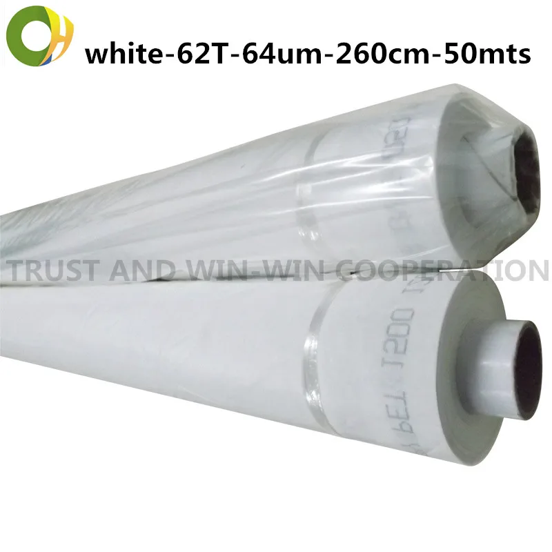 Free Shipping ! 62T-64W-260cm-50m Monofilament Screen Polyester Bolting Cloth