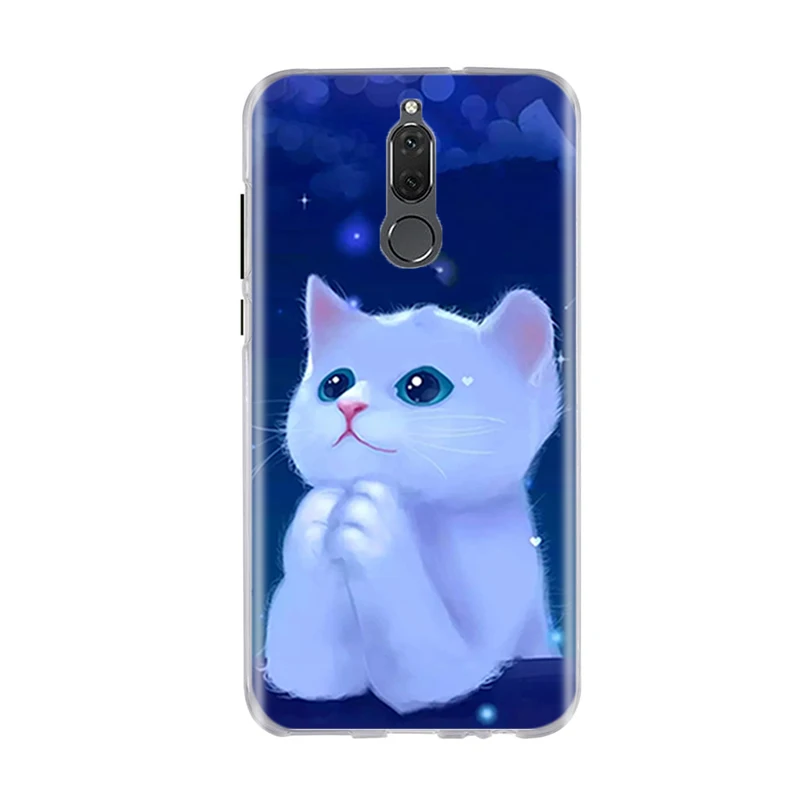 Чехол для телефона Huawei Mate 10 Lite милый силиконовый чехол мягкий 3D с котом P20 чехлы |