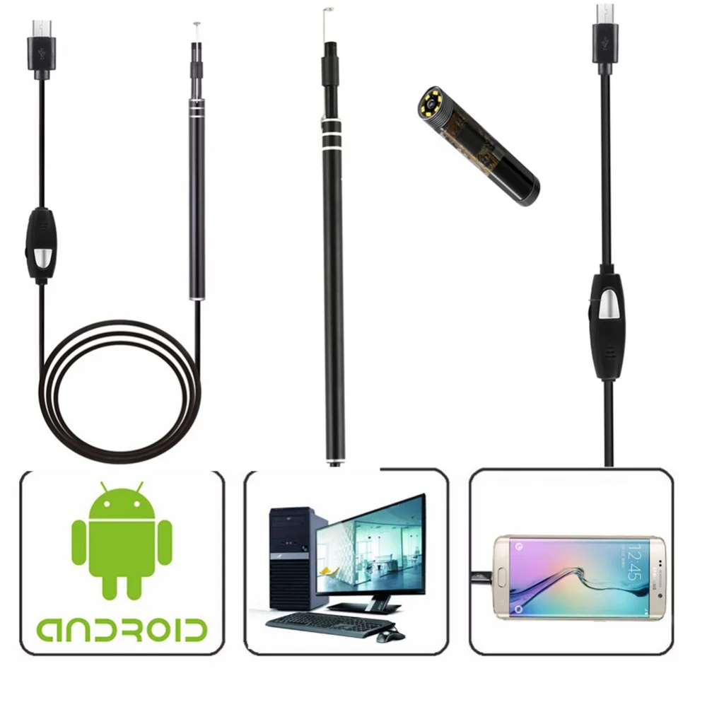 2 в 1 USB-эндоскоп для чистки ушей | Инструменты