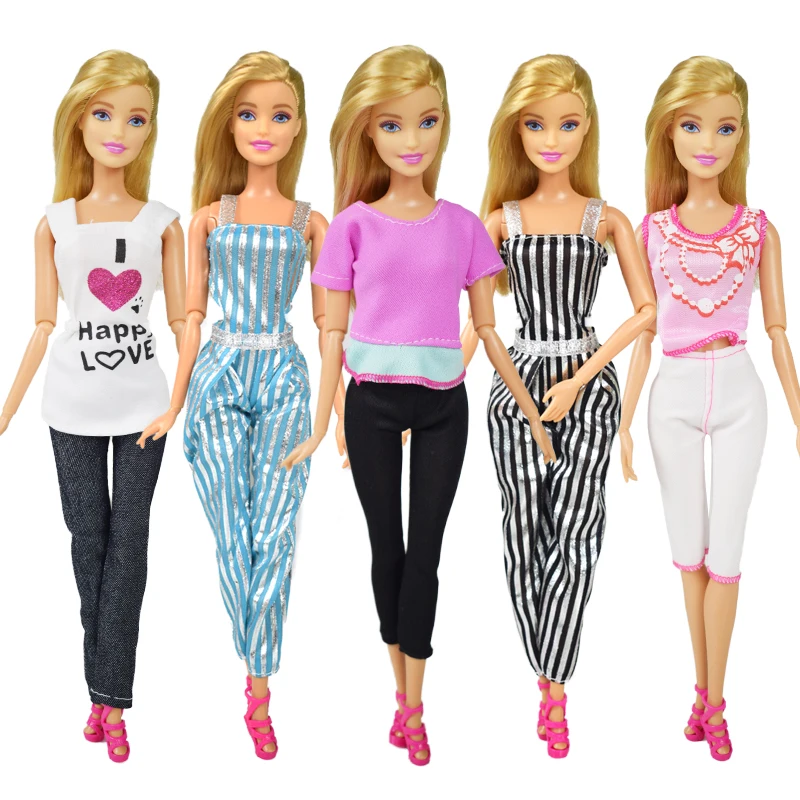 5 шт./партия повседневные штаны для йоги аксессуары кукол оборудование детские