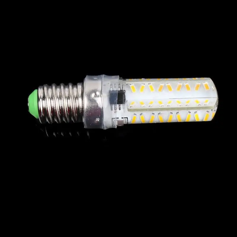 Dimmable 7W E14 3014 SMD 72 LEDs Droplight Silicone Body Bulb AC 220V Crystal Chandeliers LED Light Lamp 5pcs/lot | Освещение