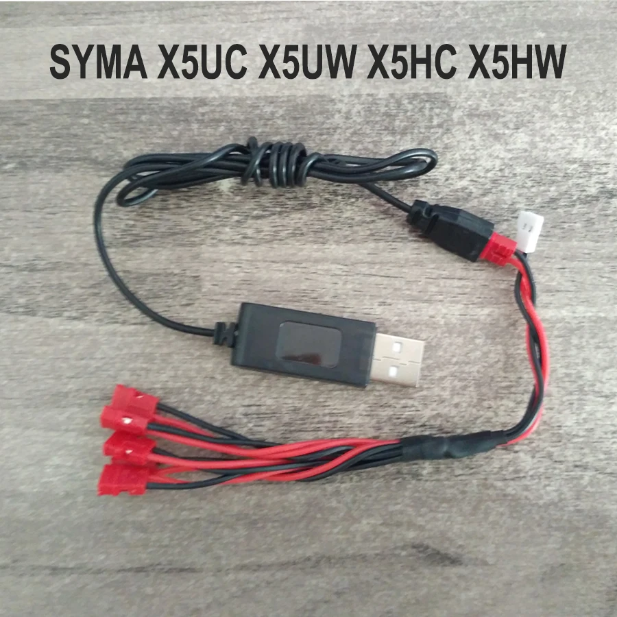 Syma X5UC X5UW RC Quadcopter запасные части оригинальное зарядное устройство USB + 5 В 1