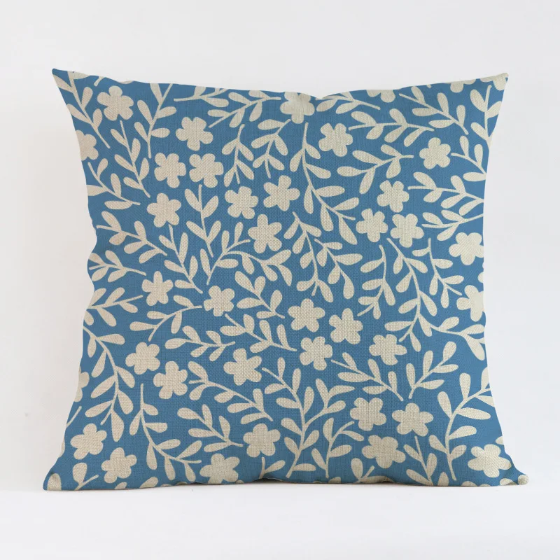 Волнистые Индивидуальные наволочки для подушек маленький свежий цветок лист