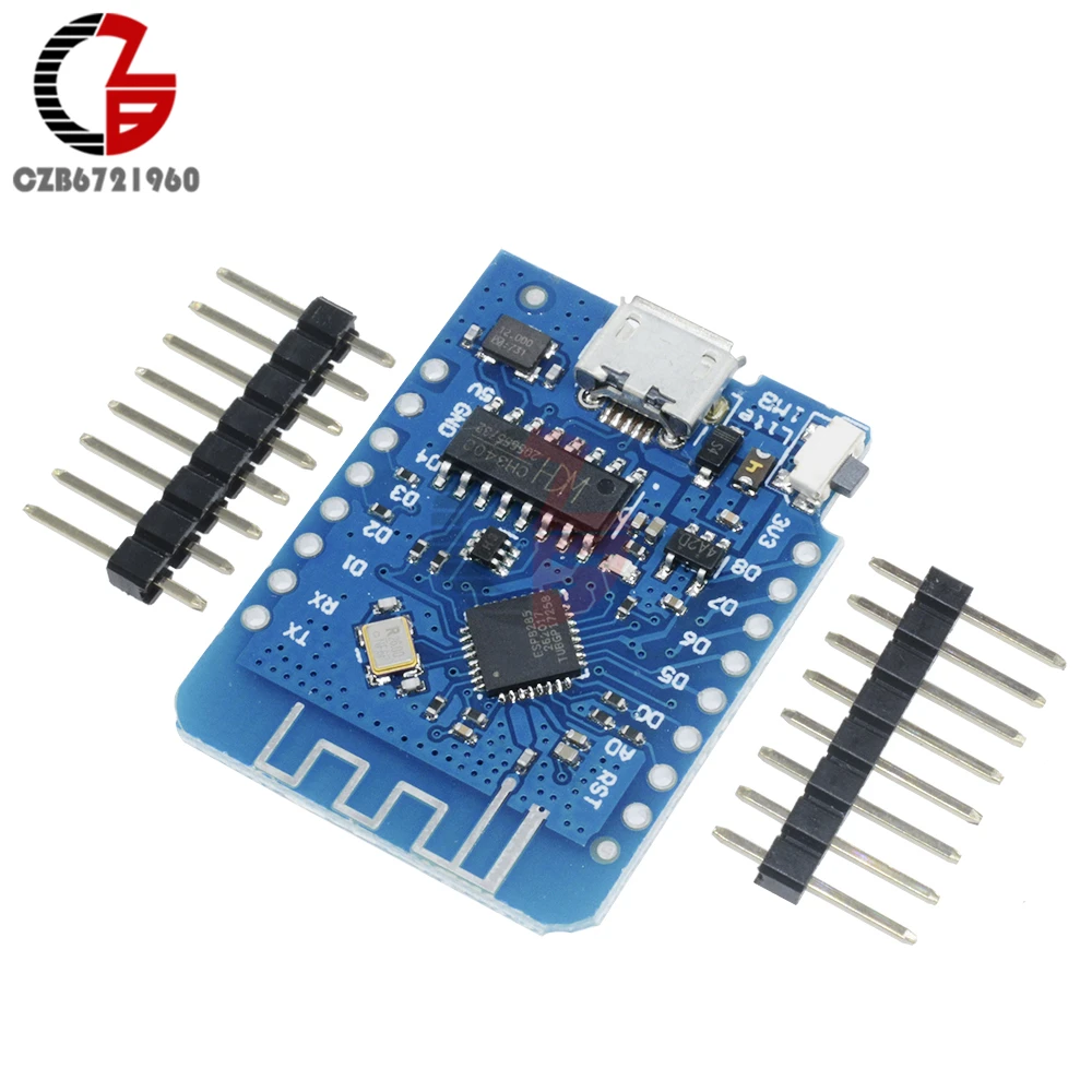 Плата разработки Wemos D1 MINI Lite V1.0.0 Shield CH340G CH340 WIFI IOT микроконтроллер ESP8285 ESP8266 для Arduino