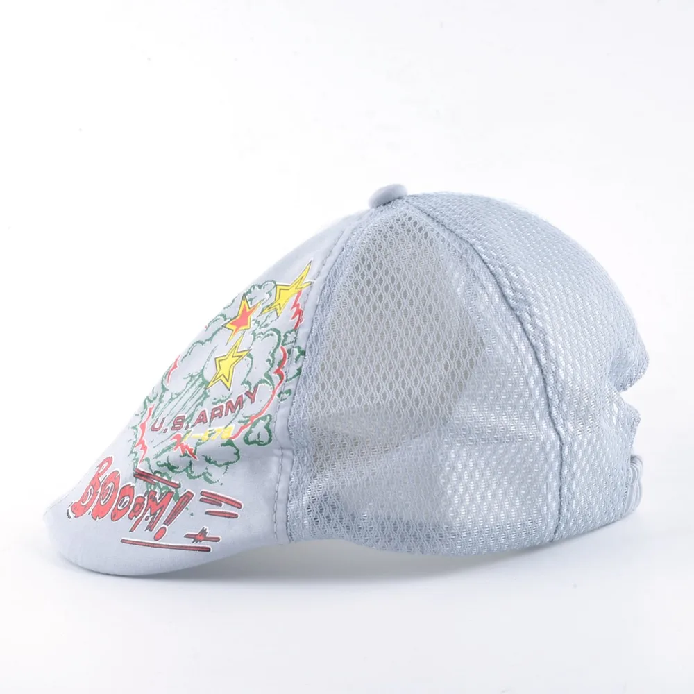 TQMSMY дышащие сетчатые кости Детские береты Летние взрывозащищенные головные