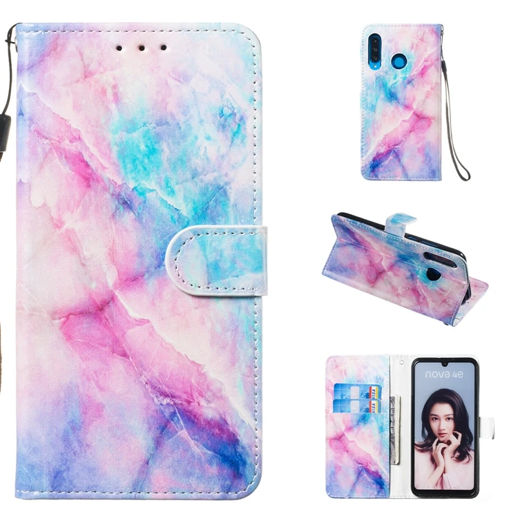 Флип-чехол-книжка для Coque huawei P30 Lite, роскошный кожаный кошелек, чехол для телефона huawei P30 Pro P30Pro P30Lite, чехол Etui Capinha