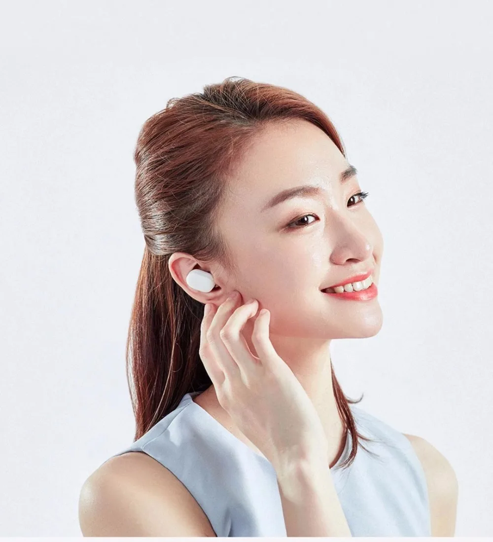 Xiao mi AirDots беспроводные и беспроводные Bluetooth наушники Молодежная версия стерео mi ni Bluetooth 5,0 гарнитура с mi c наушниками