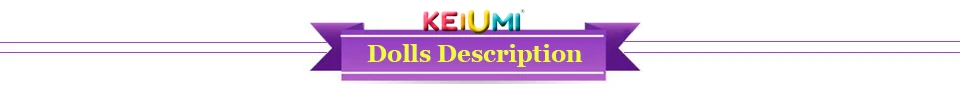 KEIUMI 22 ''Reborn baby girl полный корпус силиконовые модные детские куклы Дети Boneca Reborn DIY игрушки настоящая принцесса с изогнутыми волосами