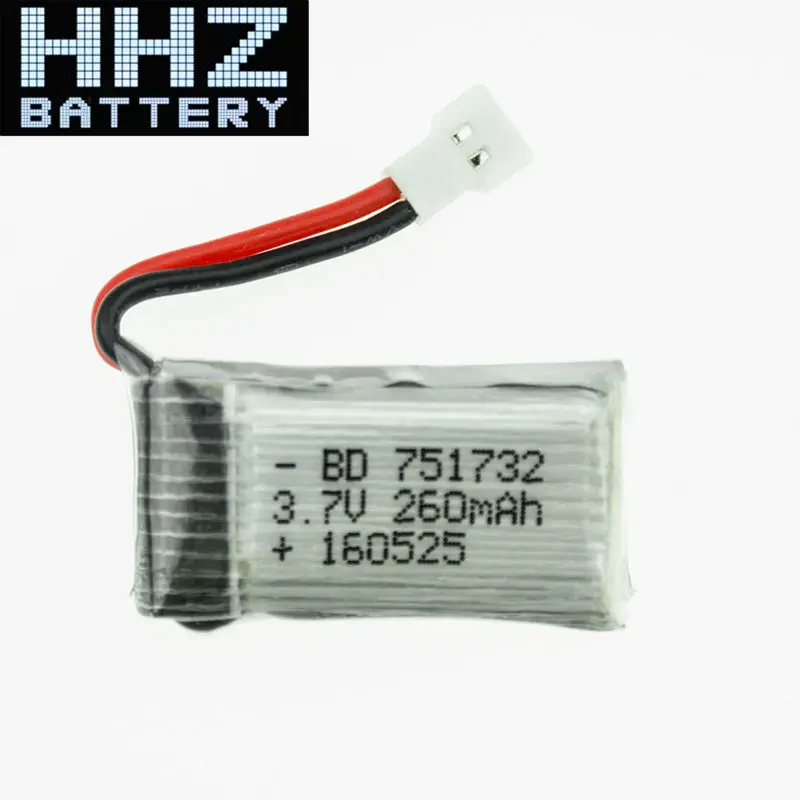 1 2 3 шт. модернизированные 7 В 260 мАч RC H8 мини Drone Batteria Lipo батареи Quadcopter вертолеты
