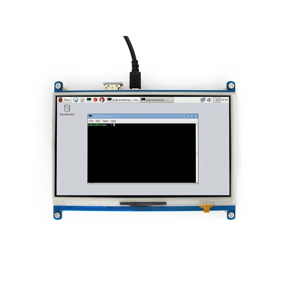 7 дюймовый HDMI LCD 1024*600 резистивный сенсорный ЖК дисплей планшет интерфейс для Raspberry