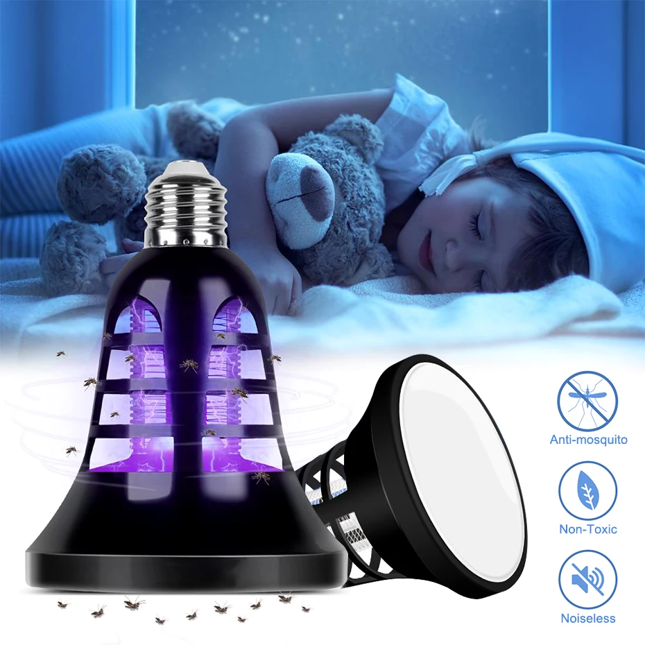 8 Вт USB Антимоскитные лампы убийца светодиодный Отпугиватель вредителей ловушка