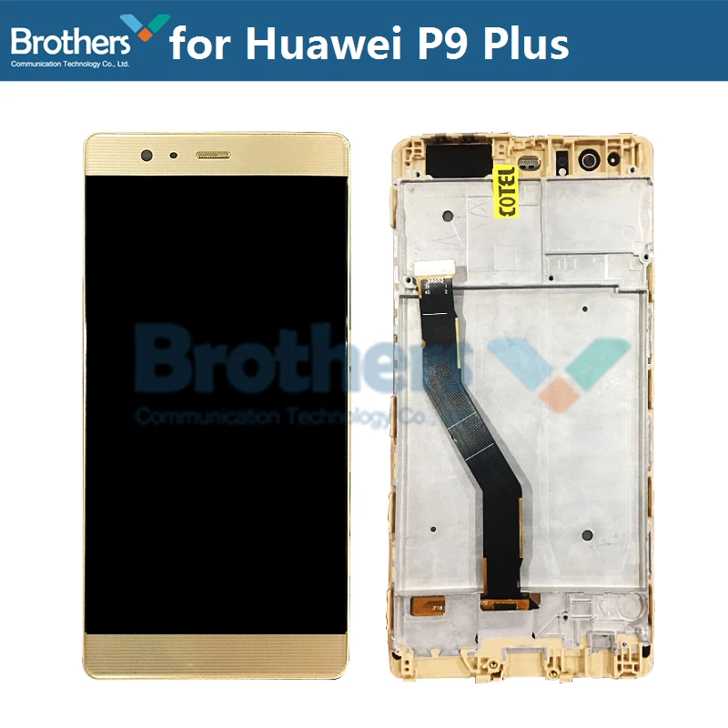 ЖК-экран для Huawei P9 Plus ЖК-дисплей VIE-L09 VIE-L29 сборка ЖК-дисплея с рамкой сенсорный