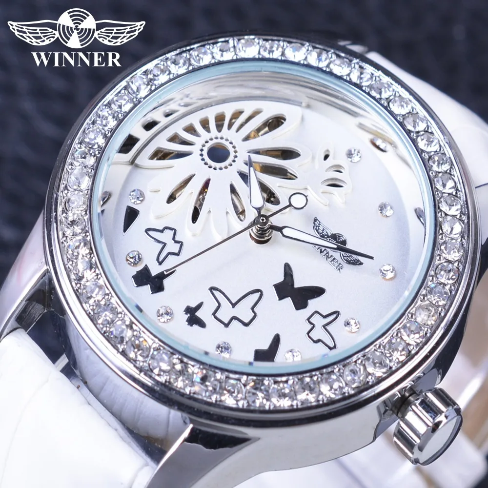 Победитель Белый Алмаз Дизайн Женщины Мода Повседневная Одежда Женский Скелет